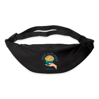SAUVEZ LA PLANÈTE - Sac banane - noir - Devant