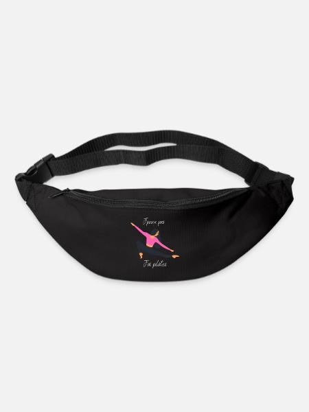 J'peux pas j'ai pilâtes - Sac banane - noir