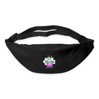Follow your dreams - Sac banane - noir - Devant