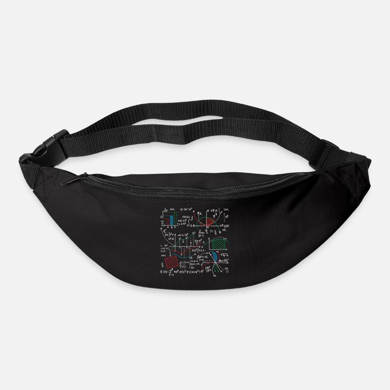 Math equation lover math - Bum bag - black