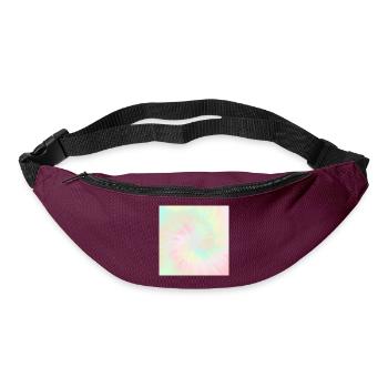 Tie Dye Pastel Tie Dye - Sac banane - bordeaux  - Devant
