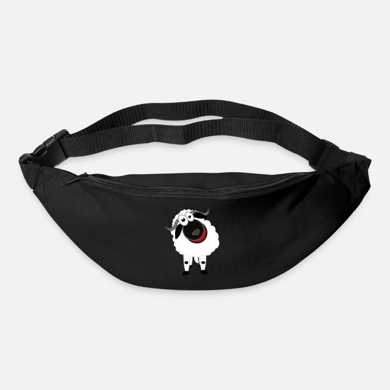 Quinn das lachende schaf - Gürteltasche - Schwarz