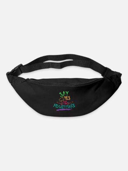 Travel Say Yes To Adventure Traveller Camper Gift - Gürteltasche - Schwarz