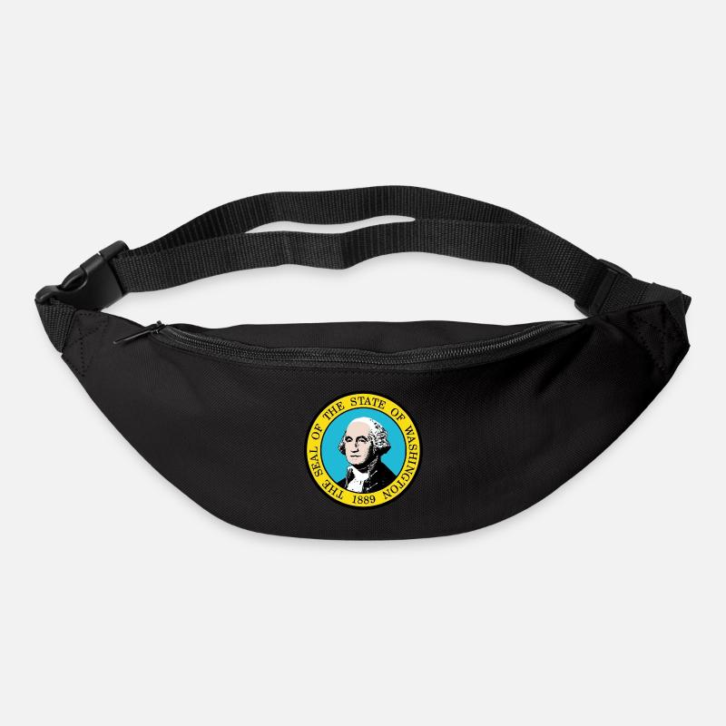 Washington State Seal - Gürteltasche - Schwarz