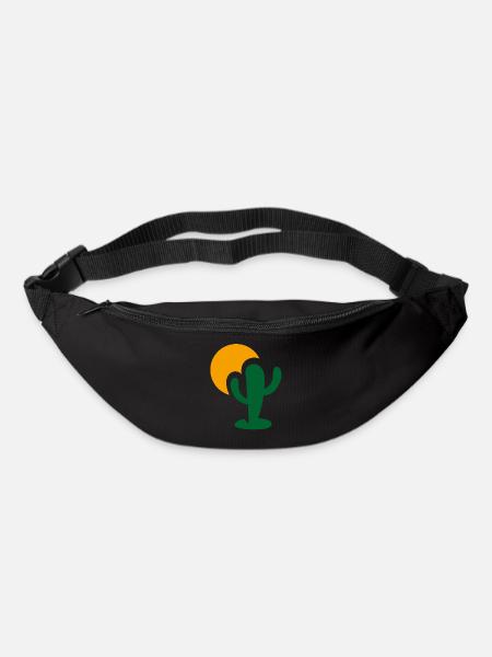 Sonnen Kaktus Design - Gürteltasche - Schwarz