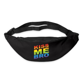 Kiss Me Bro - Bum bag - black - Front