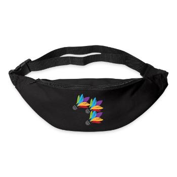 Federbälle - Gürteltasche - Schwarz - Vorne