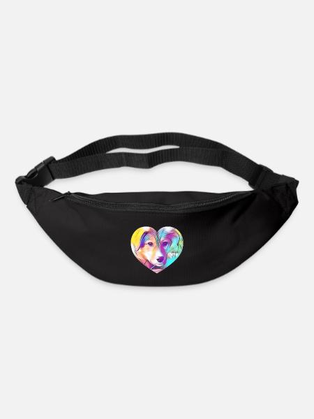 Hund - Gürteltasche - Schwarz