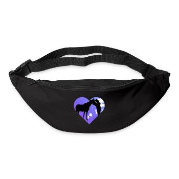 Cheval - Sac banane - noir - Devant