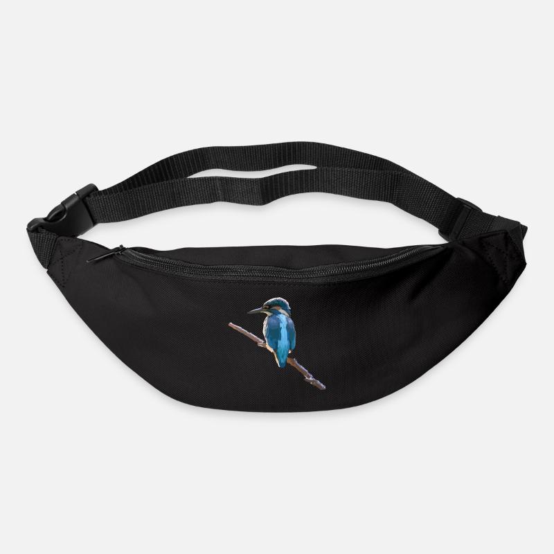 Eisvogel - Gürteltasche - Schwarz