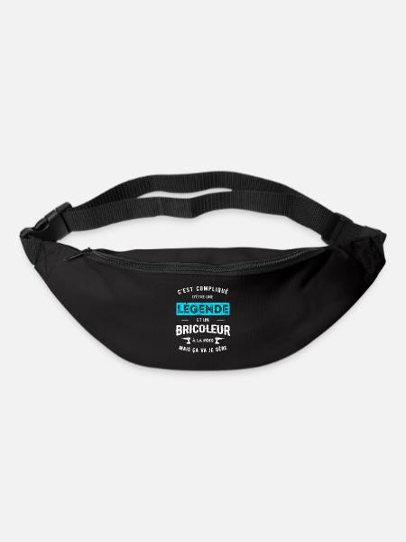 LÉGENDE ET BRICOLEUR - Sac banane - noir