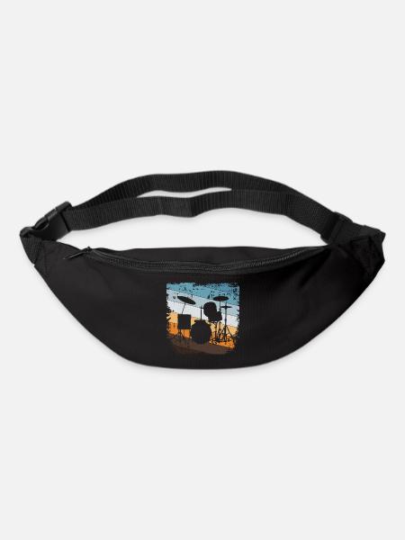 Schlagzeug Schlagzeugspieler - Gürteltasche - Schwarz