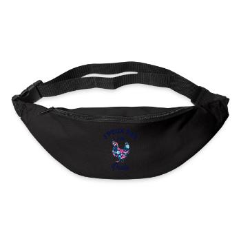 J'peux pas j'ai poule - Sac banane - noir - Devant