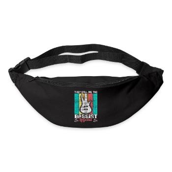 Bass guitar guitar gift - Bum bag - black - Front