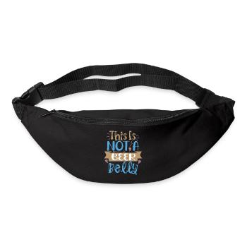 This Is Not A Beer Belly - Bum bag - black - Front