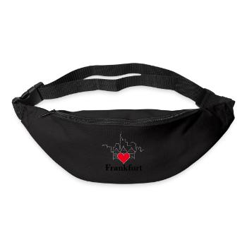 Frankfurt, Deutschland, Börse, Wolkenkratzer - Gürteltasche - Schwarz - Vorne