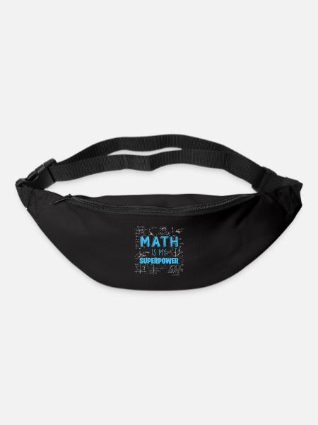 Math Quote Funny Math ist meine Superkraft Algebra - Gürteltasche - Schwarz