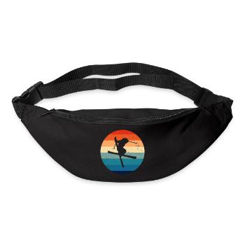 Slopestyle Freestyle Ski Women's Ski Freestyle - Bum bag - black - Front