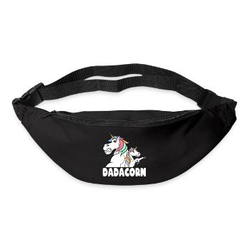 Unicorn Magic Dad Grandfather Relative Dadacorn - Gürteltasche - Schwarz - Vorne