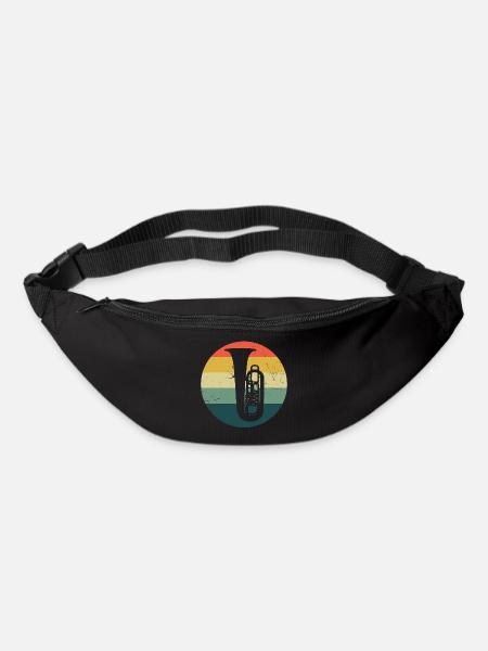 Tuba Blasinstrument Tuba Blasmusik Tubist - Gürteltasche - Schwarz
