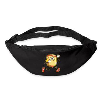Sandwich Headband Lauband Fitness Runner Running - Bum bag - black - Front