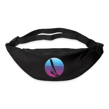 Surf Windsurf Hommes Surfeur - Sac banane - noir - Devant