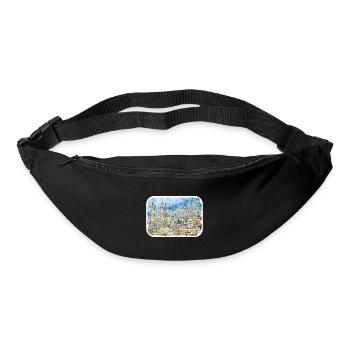 Quito Ecuador Aquarell Skizze Illustration - Gürteltasche - Schwarz - Vorne
