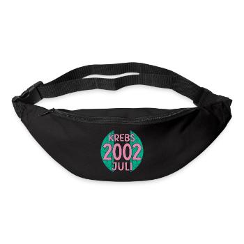 Sternzeichen Krebs Geschenke Geburtstag Juli 2002 - Gürteltasche - Schwarz - Vorne