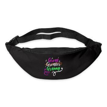 Großmutter Oma Spruch Superoma Rentnerin Alte Frau - Gürteltasche - Schwarz - Vorne