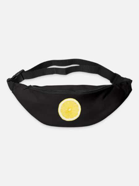 Demi-citron - Sac banane - noir