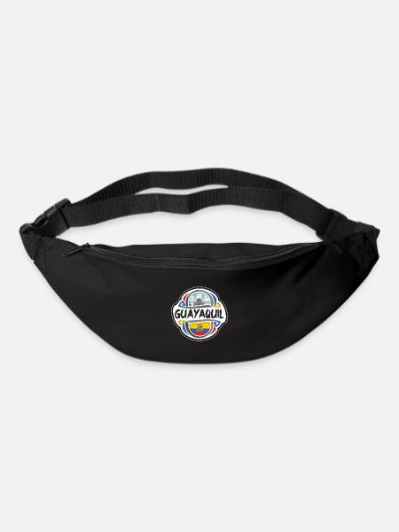 Guayaquil Ecuador Flagge Abzeichen Reise Souvenir Stempel - Gürteltasche - Schwarz