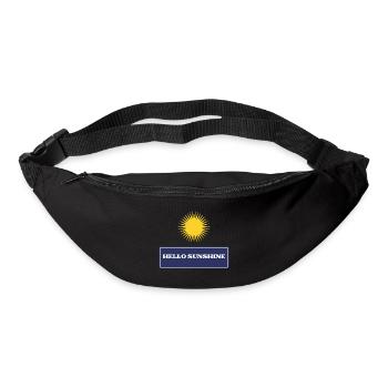 Hello sunshine - Bum bag - black - Front