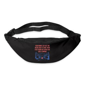 Your Mums So Fast Camping Mom Camper Mommy Funny - Gürteltasche - Schwarz - Vorne