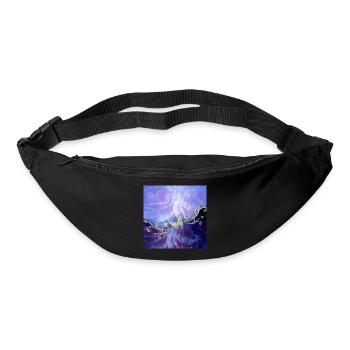 flowers, floral, bloom, elegance, decorative, s - Bum bag - black - Front
