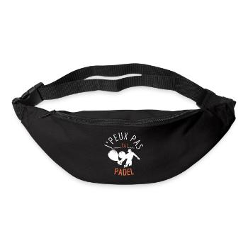 J'PEUX Pas J'ai PADEL - Sac banane - noir - Devant