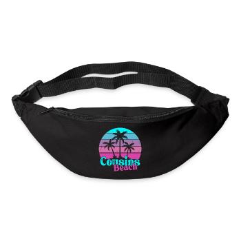 Plage de Cousins - Sac banane - noir - Devant