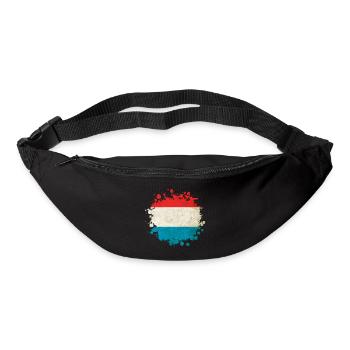 Blob drapeaux Luxembourg - Sac banane - noir - Devant