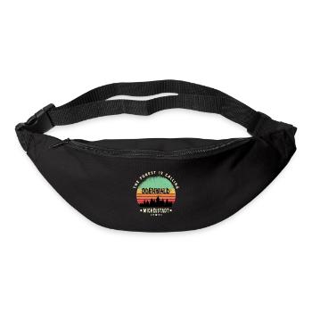 Michelstadt Odenwald Design - Gürteltasche - Schwarz - Vorne