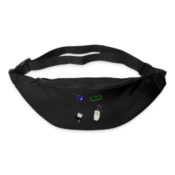 Retro Computer Floppy VGA Mouse Memory - Bum bag - black - Front
