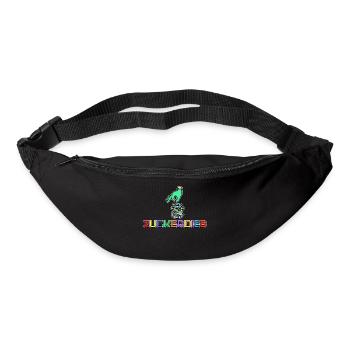 Süßigkeiten Naschkatzen Statement Lecker Bonbon - Gürteltasche - Schwarz - Vorne