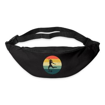 Fussballspieler Damen Herren Fussballer Fussball - Gürteltasche - Schwarz - Vorne