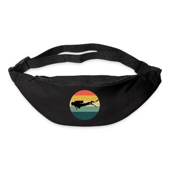 Plongée sous-marine Femmes Plongeur Plongeur Sous-marin Hommes - Sac banane - noir - Devant