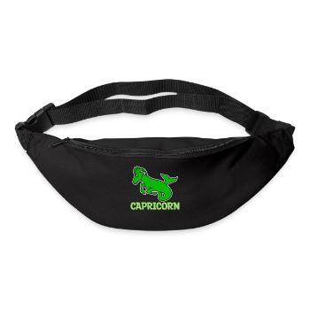 Tierkreis Steinbock Aberglaube Horoskop Astronomie - Gürteltasche - Schwarz - Vorne