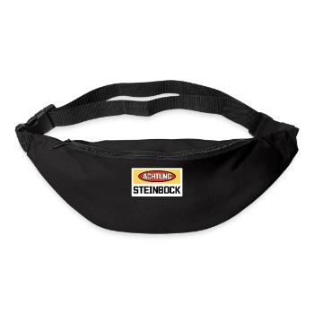 Steinbock Tierkreiszeichen Statement Astronomie - Gürteltasche - Schwarz - Vorne