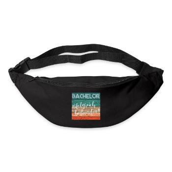 Bachelor erfolgreich bestanden Abschluss retro - Gürteltasche - Schwarz - Vorne