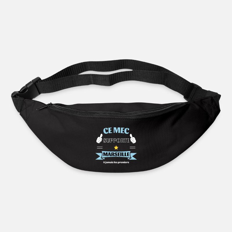 Ce mec supporte Marseille - Sac banane - noir