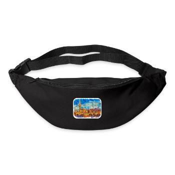 Budapest Ungarn Aquarell Skizze Illustration - Gürteltasche - Schwarz - Vorne