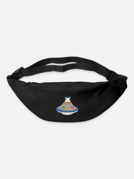 Tajine coloré - Sac banane - noir