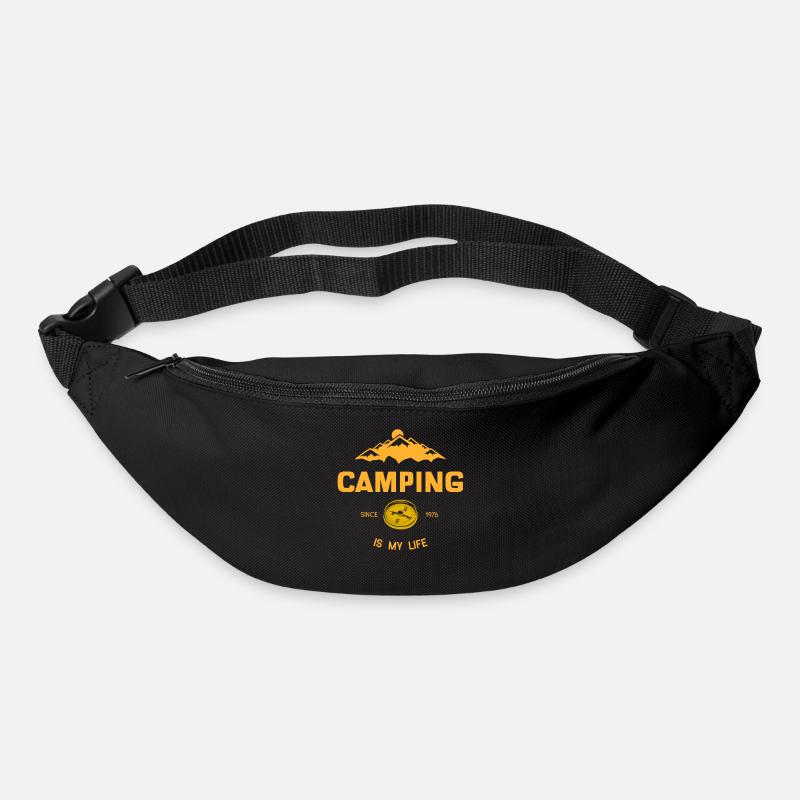 Camping is my life - Bum bag - black