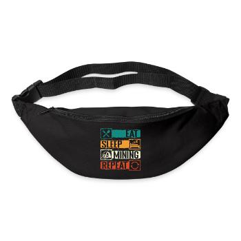 Miner Underground Miners Shaft - Bum bag - black - Front